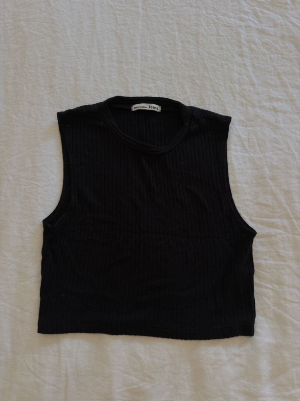 Reformation Black Tank